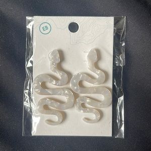 Acetate Snake Earrings